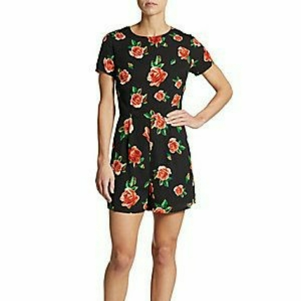 Romeo and Juliet Rose Floral Romper