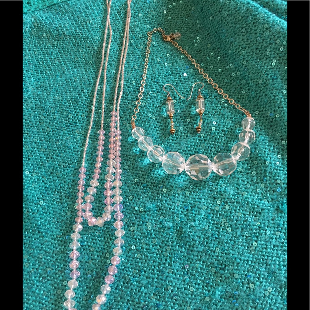 Crystal jewelry great with any colors