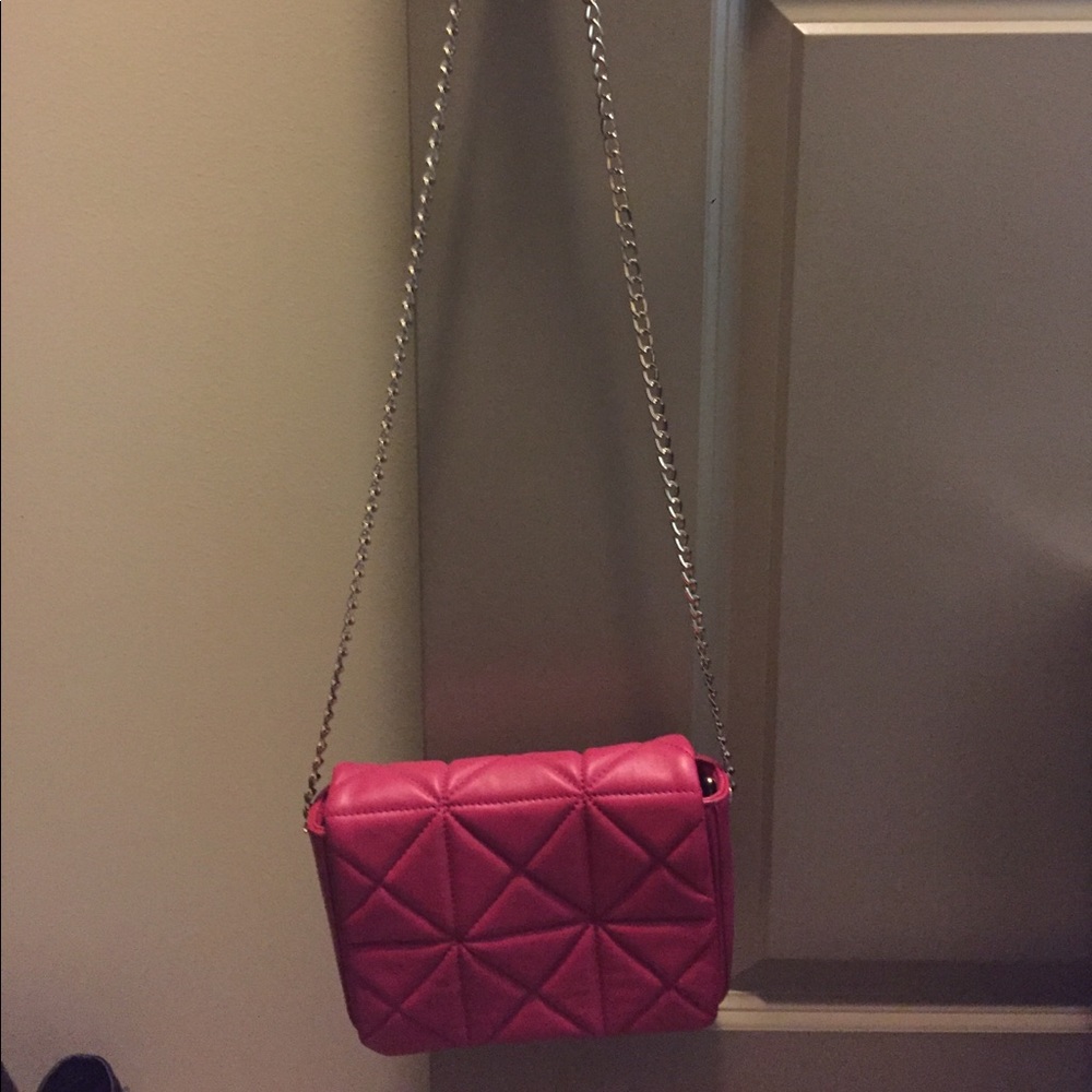 Pink evening purse