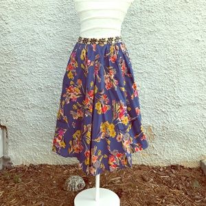 Anthropologie: Dreamy Silk Skirt for Spring/Summer