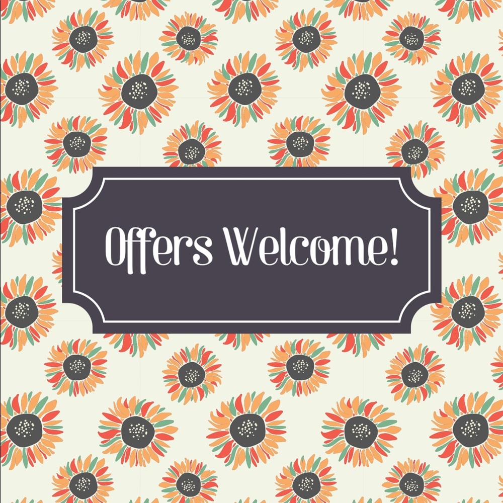 I accept all reasonable offers!