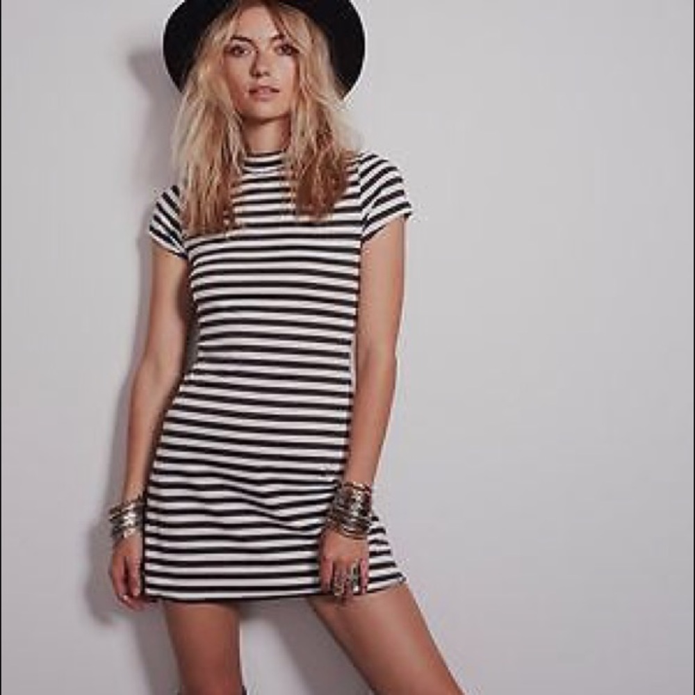 Free People FP Beach On The Line Ponte Dress