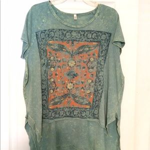 Free people high-low t shirt