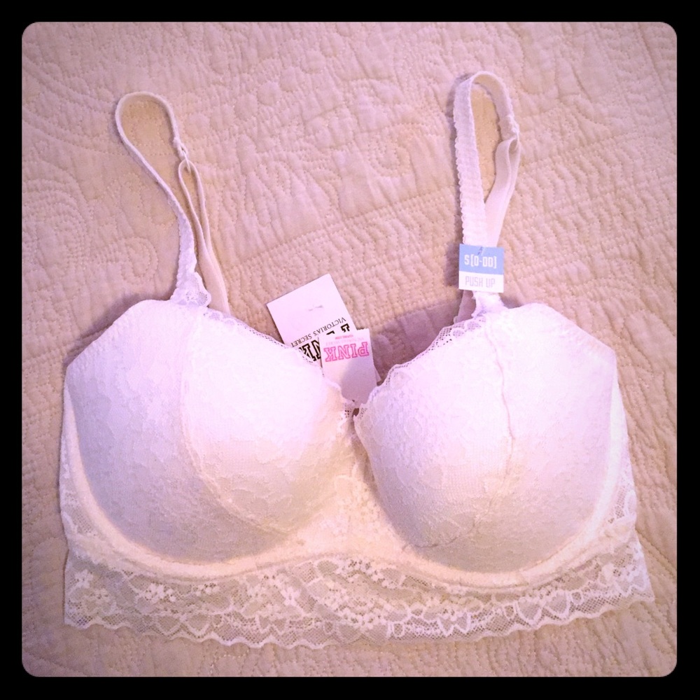 NWT Victoria's Secret PINK Push Up Lace Bralette