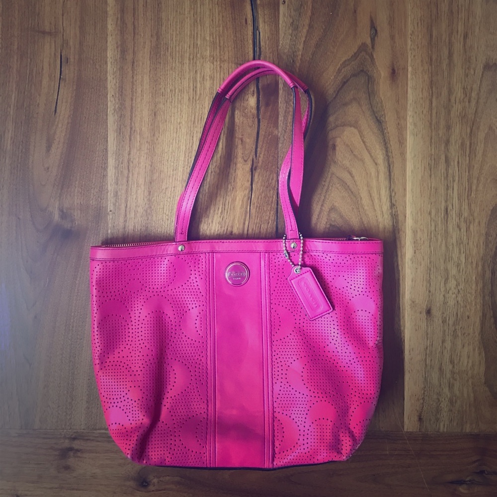 Pink COACH bag