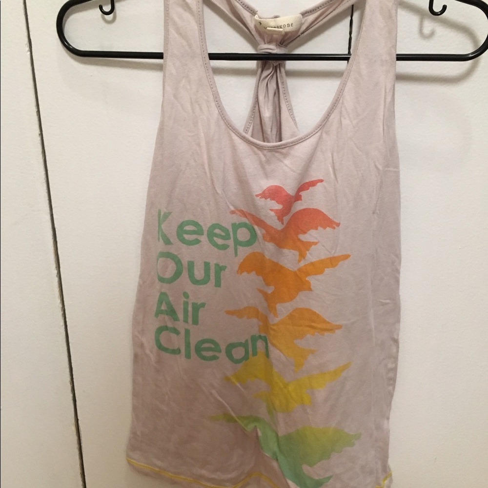 Keep our air clean tank
