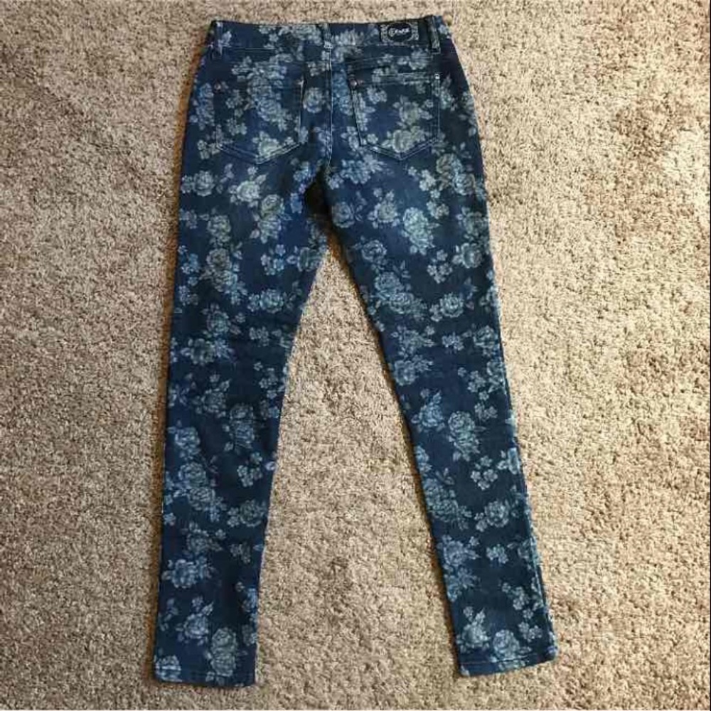Rewash Floral Jeans Size 3/4 - Picture 3 of 3