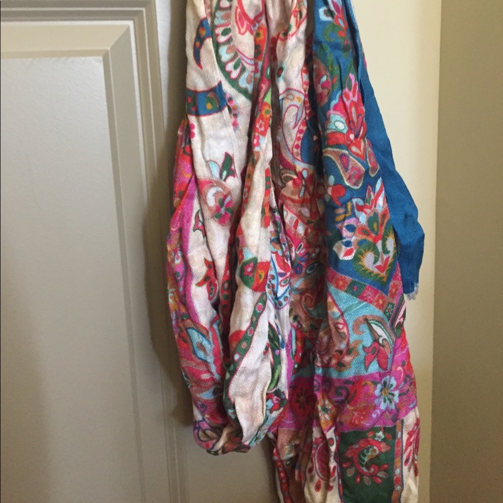 Beautiful colorful soft scarf