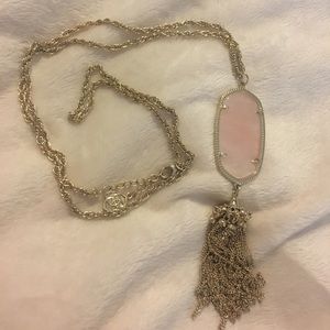 Kendra Scott Rose Quartz Rayne Necklace