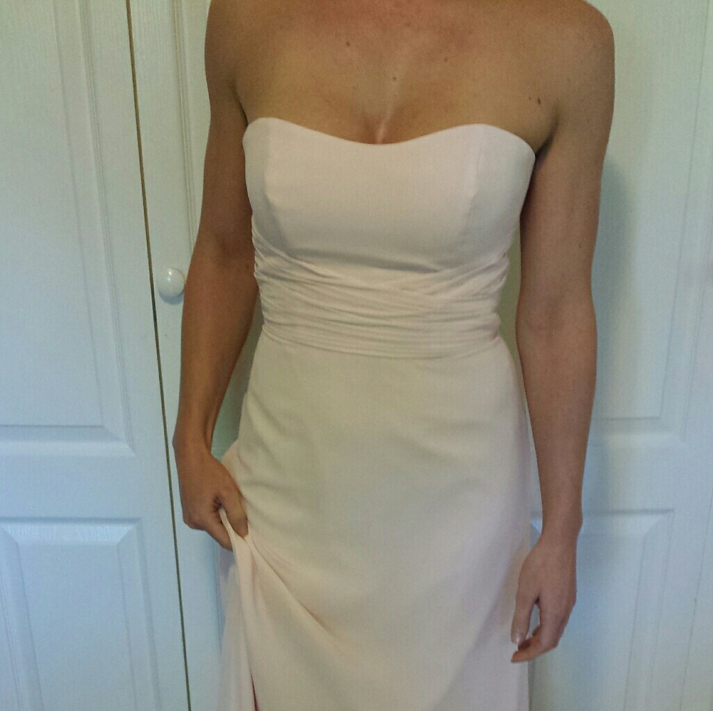 Alfred Angelo strapless long dress size 6