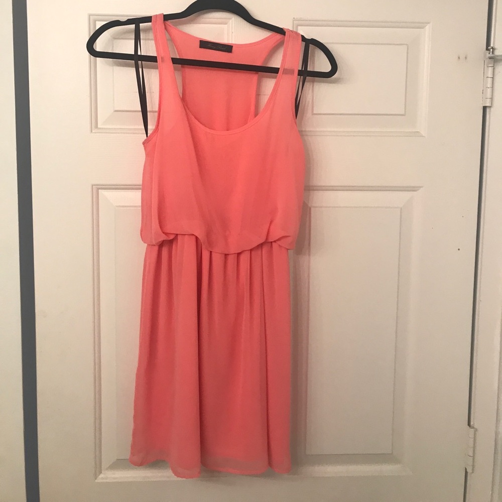 Strapless Spring Pink Dress