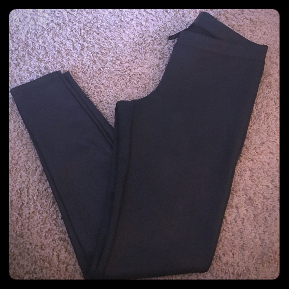 Express faux leather leggings