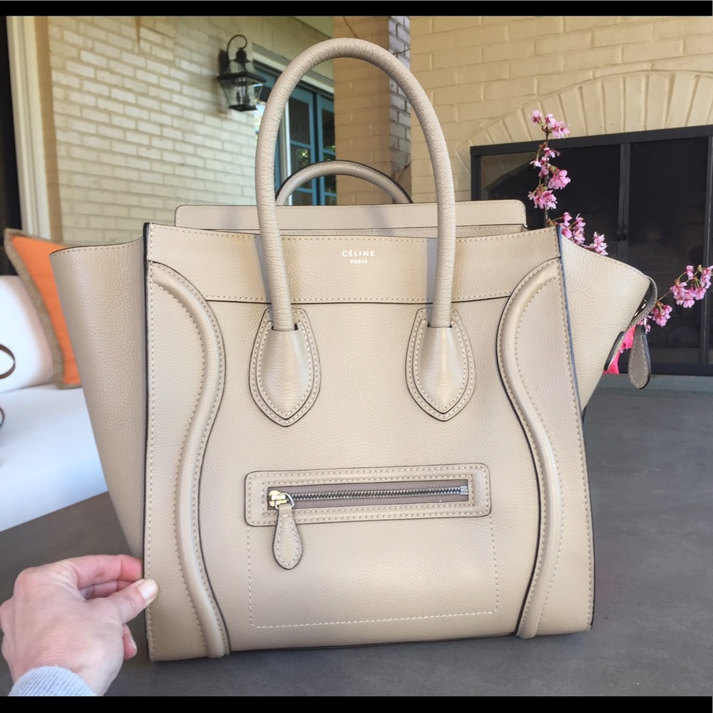 Celine Dune Mini Luggage Calfskin tote- Authentic