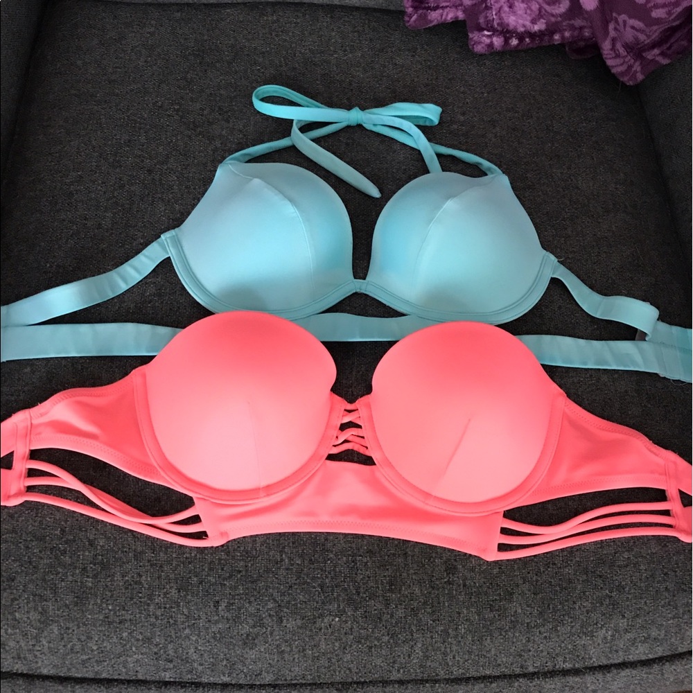 2 Victoria Secret bikini tops