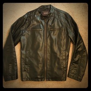 Guess leather jacket - Men's M