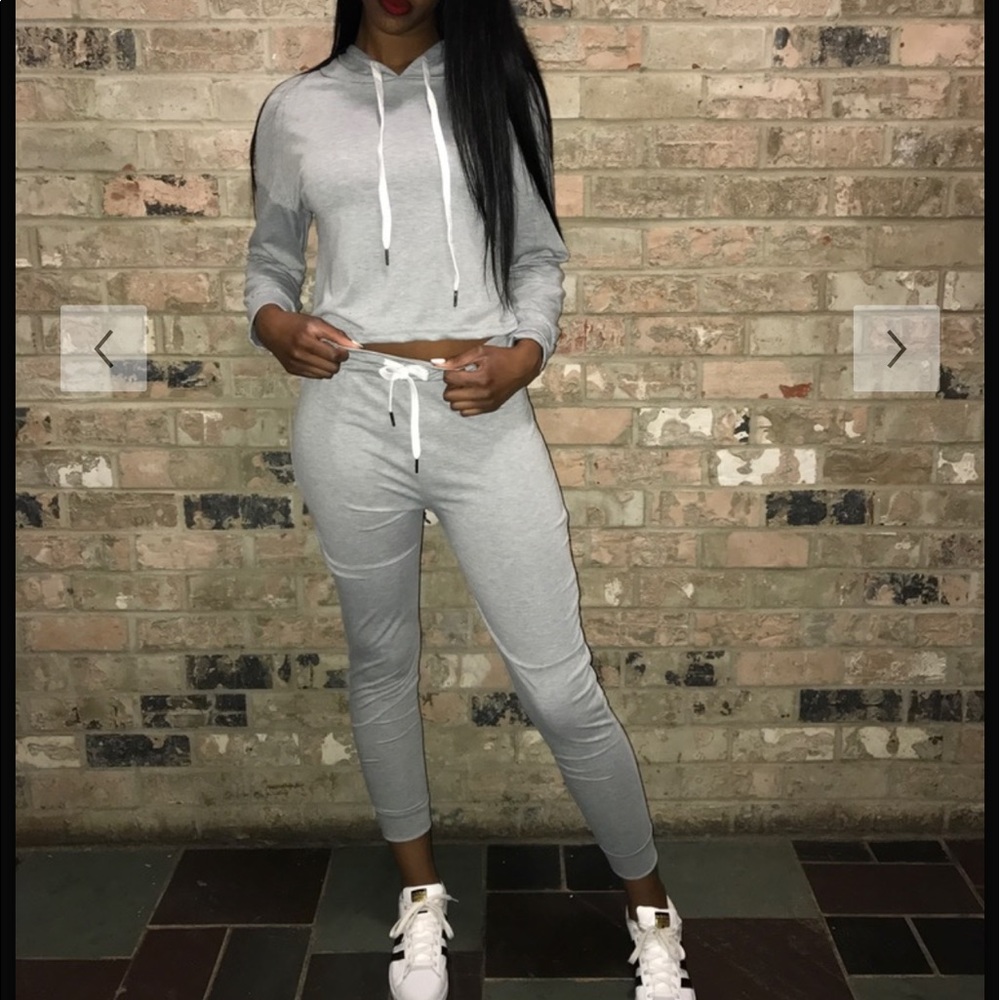 Two piece sweatsuit