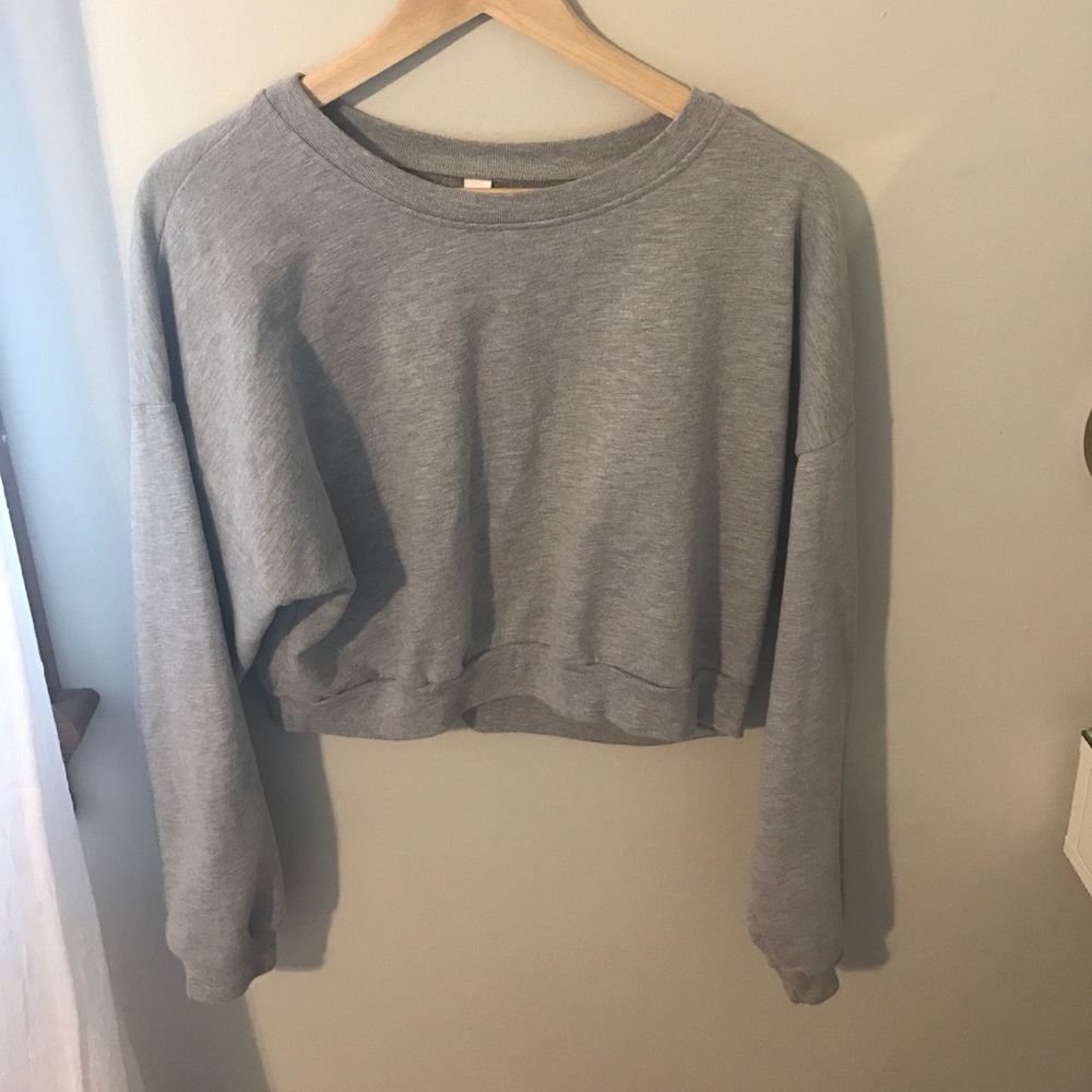 American Apparel Cropped Crewneck, one-size