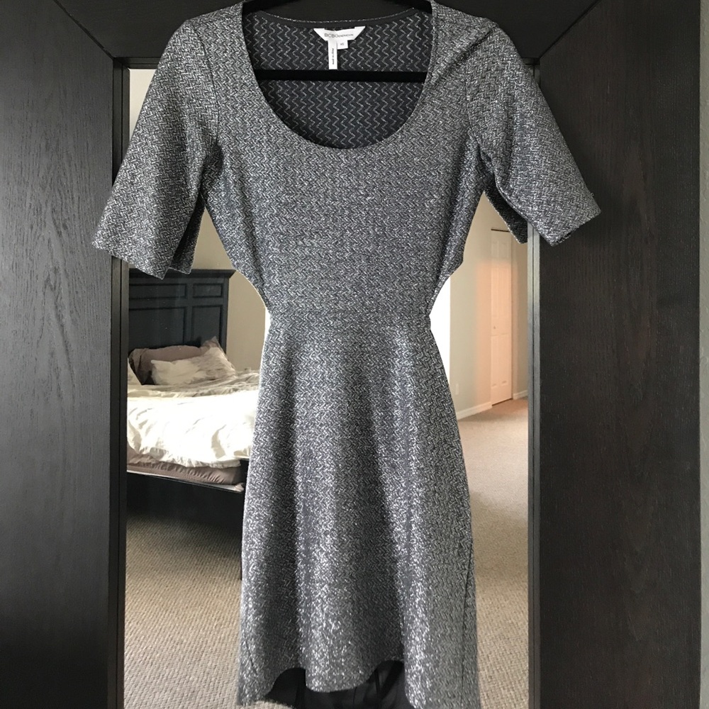 Grey sparkle dress size XS