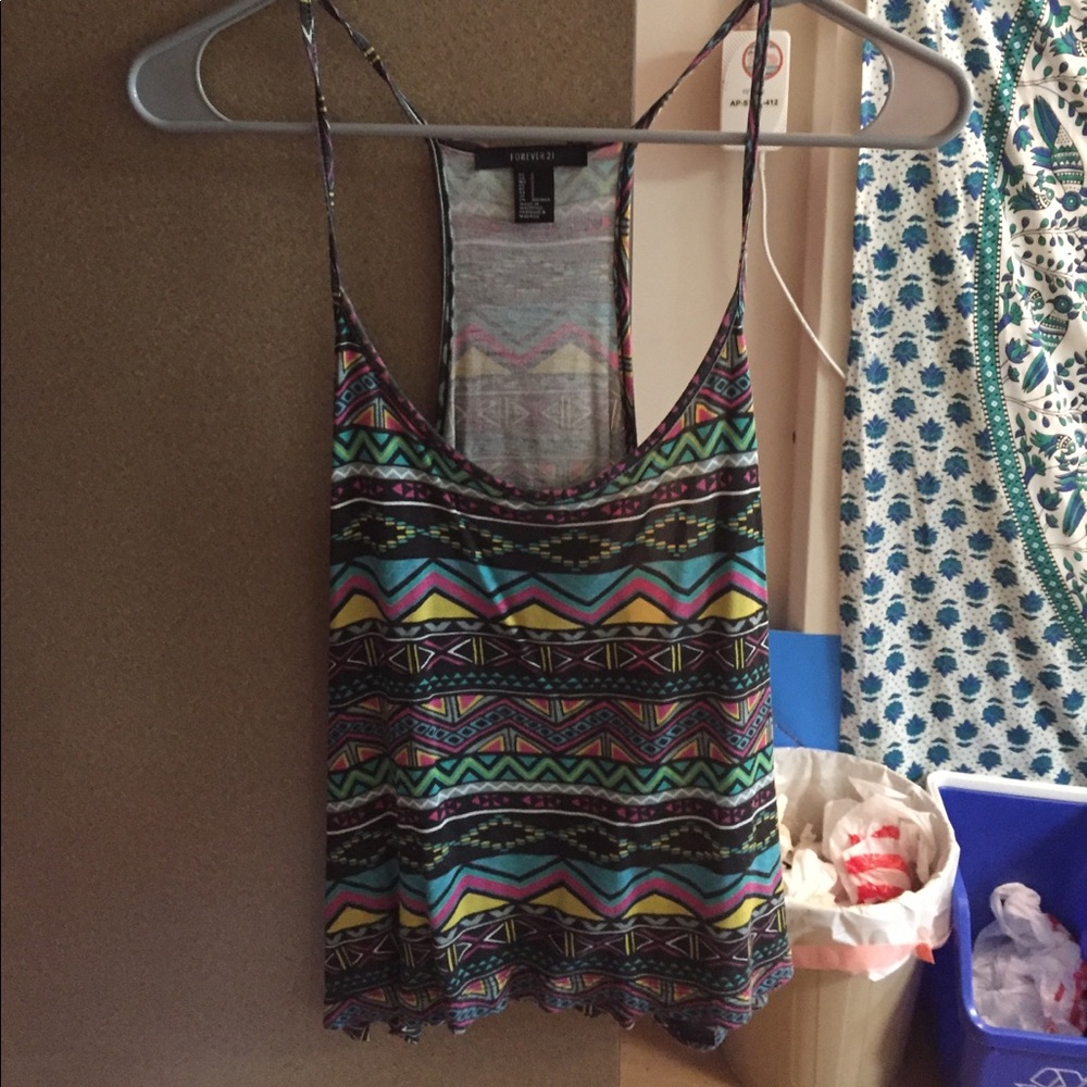 Patterned tank top