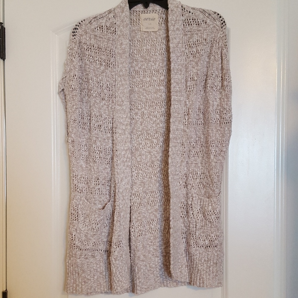 Aerie American Eagle cap sleeved cardigan
