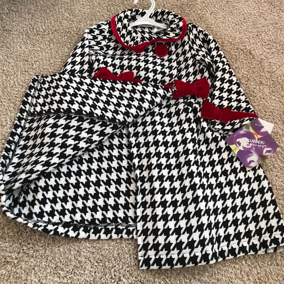 Velvet dress with matching jacket - Picture 4 of 7