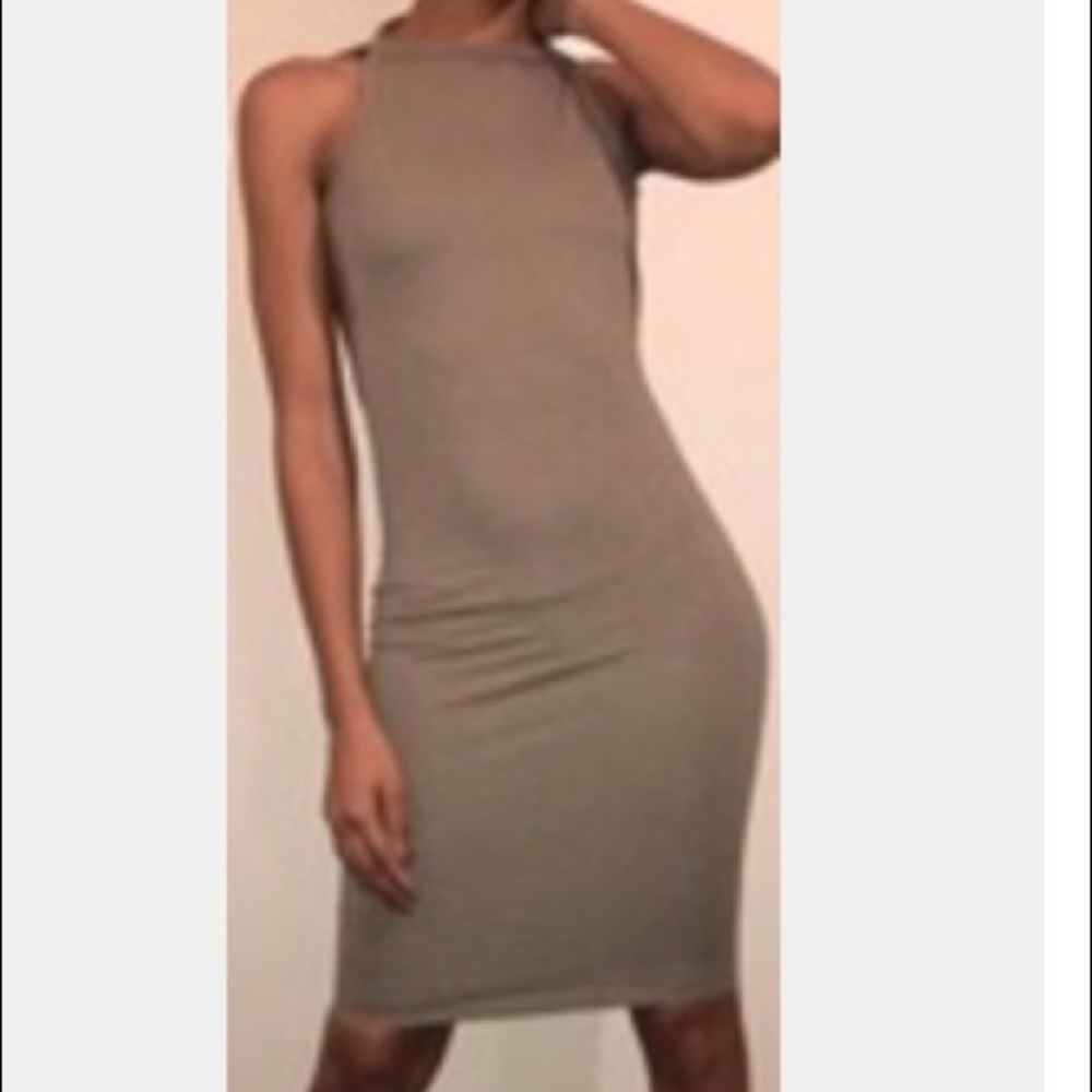 Side and back out dress