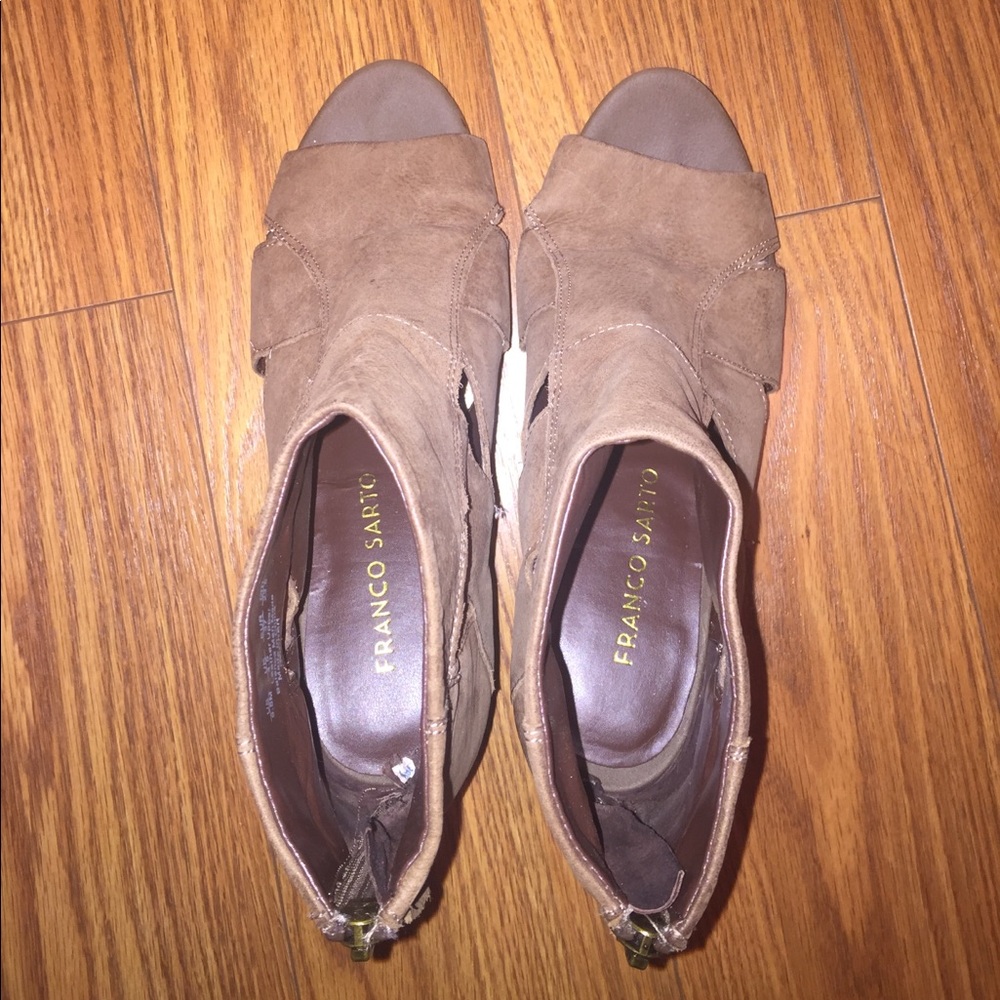 Franco Sarto Leather Sandals - Picture 2 of 3