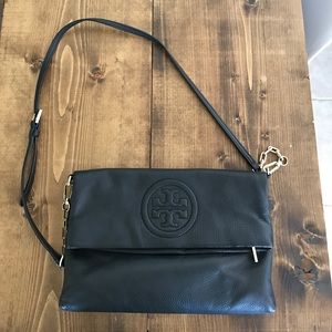 Tory Burch Bombe Fold-Over Clutch Bag