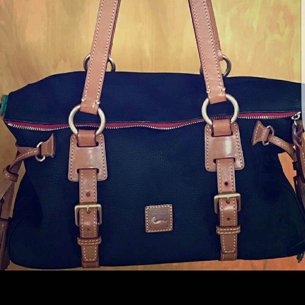 Dooney and Bourke Floretine Suede Satchel