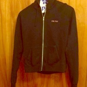 Pink pony hoodie - size small