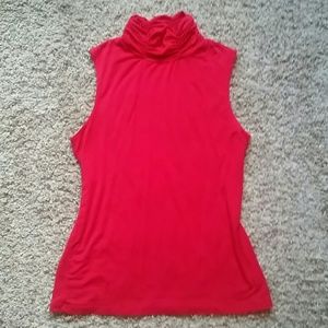 💎2 for $12💎 Red Sleeveless Turtleneck Blouse