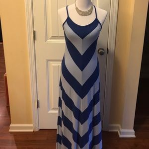 Chevron Maxi dress