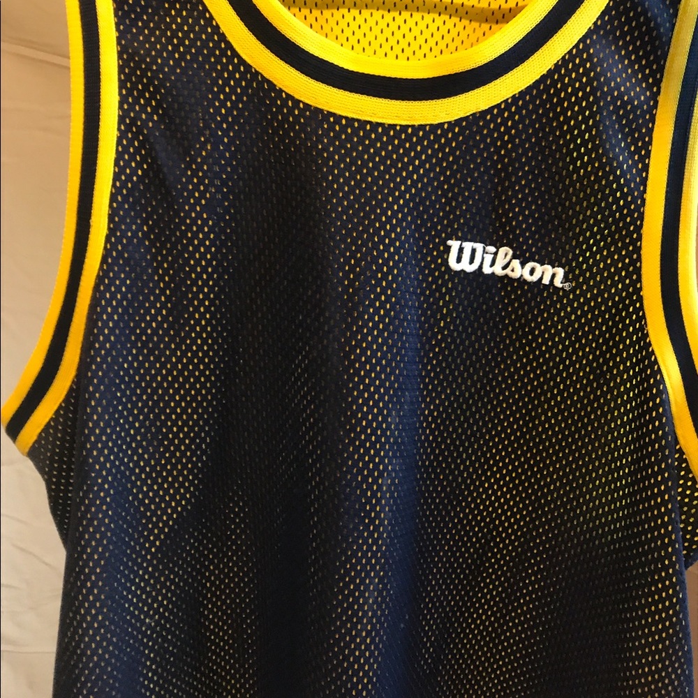 Wilson Brand, Reversible, Blue/Yellow, Jersey