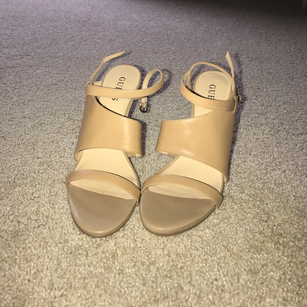 GUESS Nude Heels