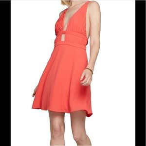 Fame and Partners Watermelon Dress Multi Strap NEW