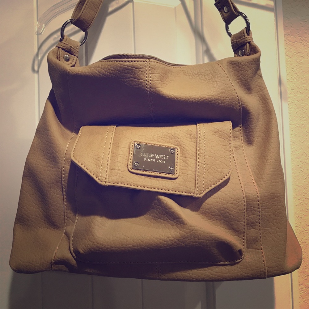 Nine West tan purse. Never Used