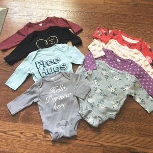 Old Navy bodysuits(girls)
