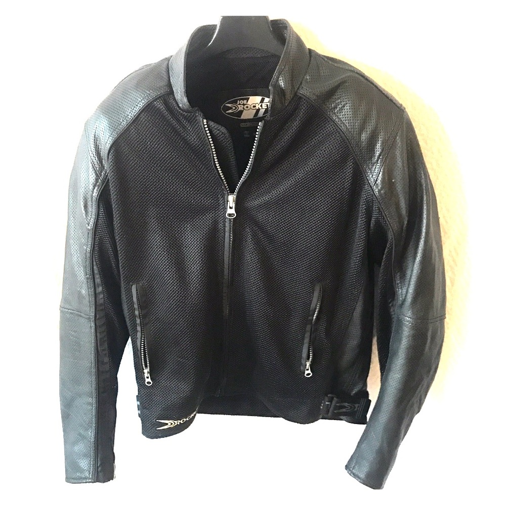 Mesh Joe Rocket Leather Biker Jacket