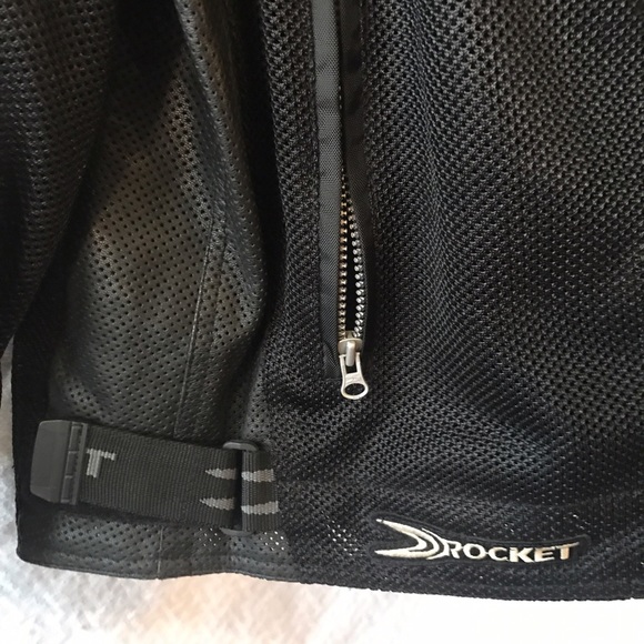 Mesh Joe Rocket Leather Biker Jacket - Picture 3 of 6