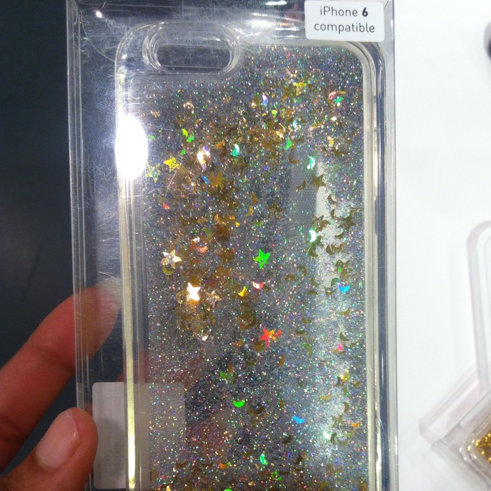 Iphone 6 glitter phone case