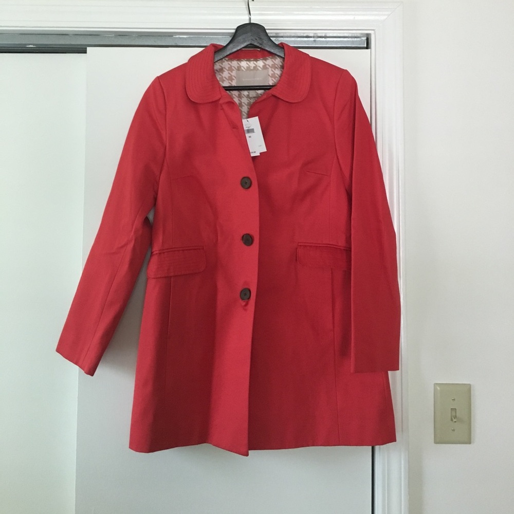 Banana republic bright coral/red NWT jacket
