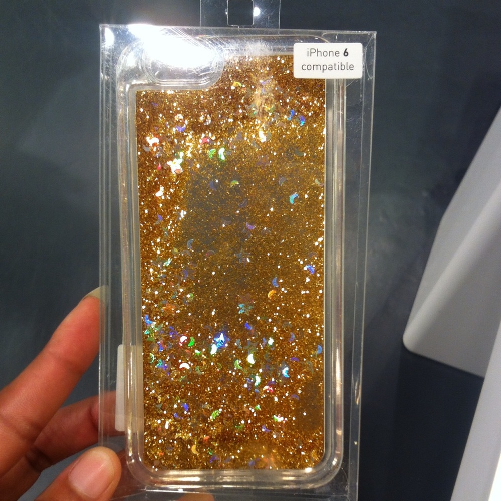 Iphone 6 glitter phone case