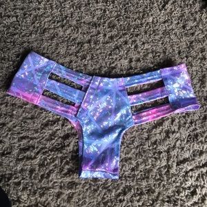 Sparkly cutout rave bottoms