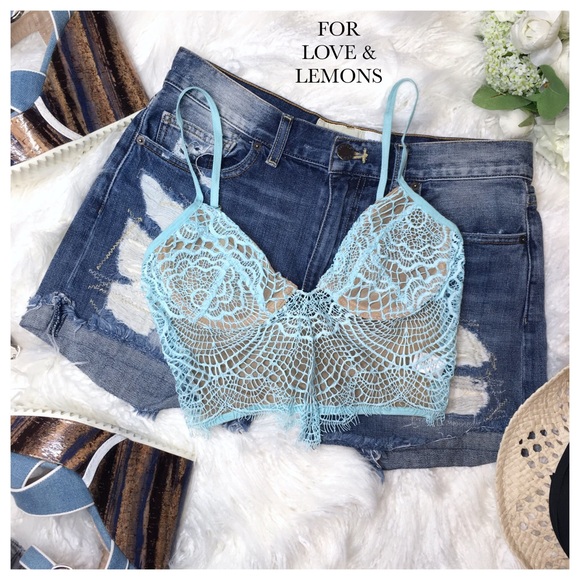 FOR LOVE & LEMONS LACE SKIVVIES TOP