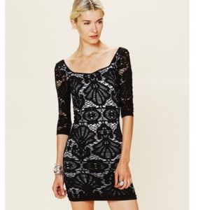 Free People Lace Bodycon Dress