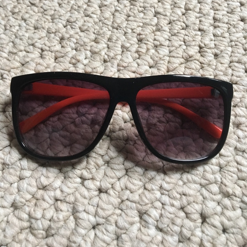 Black and orange sunglasses