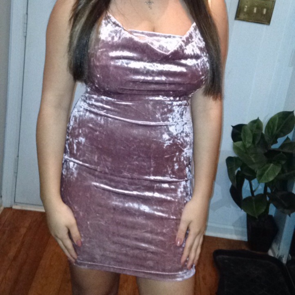 Velour dress