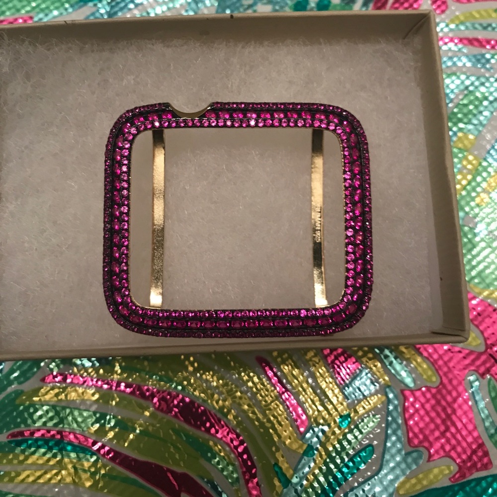 Pretty pink Apple Watch bezel