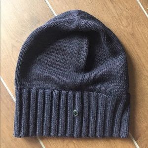 Dark purple lululemon winter hat