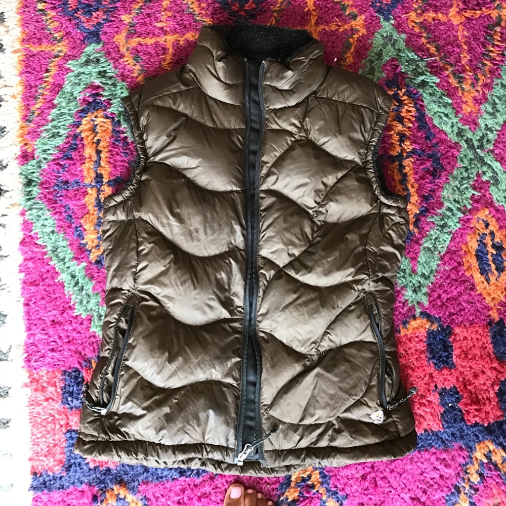 Mountain Hardware Brown Puffy Vest